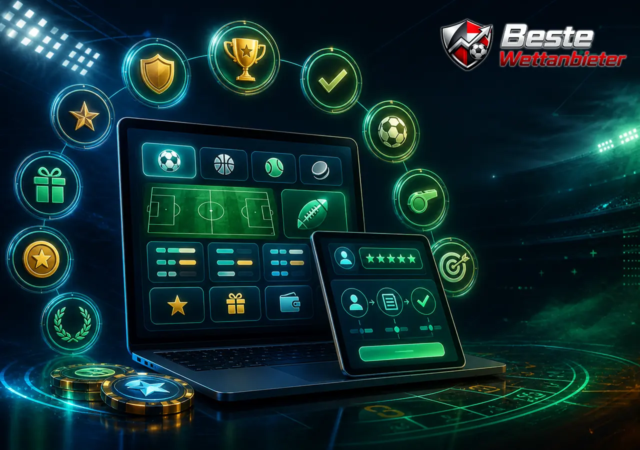 Buchmacherseiten für Anfänger mit benutzerfreundlicher Oberfläche für Laptops und Tablets